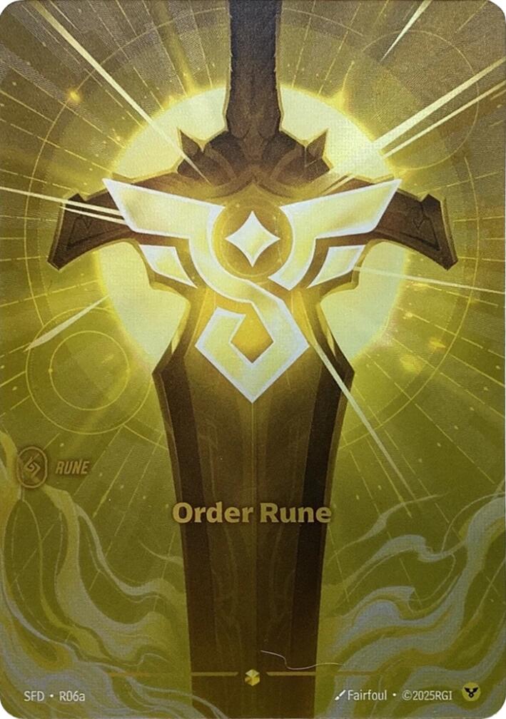 Order Rune (Alternate Art)