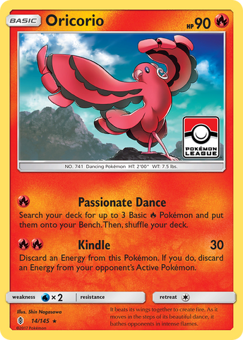 Oricorio (14/145) [Soleil et Lune : Gardiens Rising] 