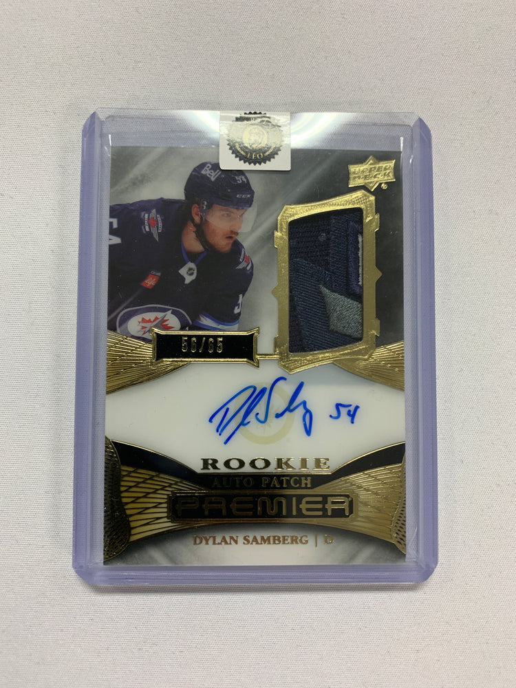 2022-23 PREMIER DYLAN SAMBERG ROOKIE AUTO PATCH 56/65 #AR-DS