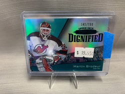 2022-23 Upper Deck Stature Martin Brodeur Devils D-10 Dignified Green 141/150