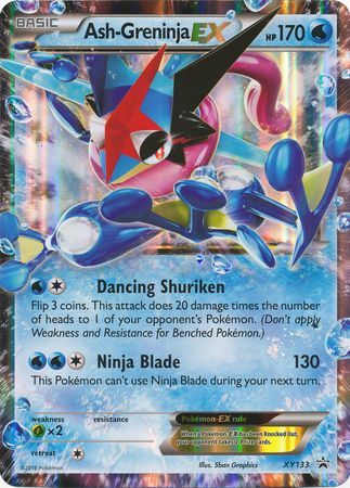 Ash-Greninja EX (XY133) (Carte Jumbo) [XY : Promos Black Star] 