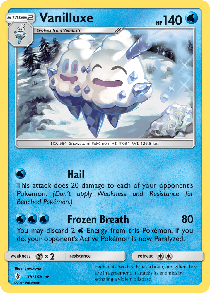 Vanilluxe (35/145) [Soleil et Lune : Gardiens Rising] 