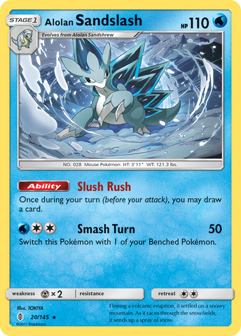 Alolan Sandslash (20/145) [Soleil et Lune : Guardians Rising] 