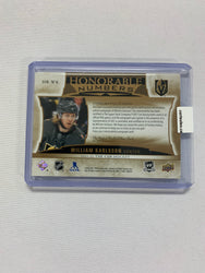 2021-22 UD THE CUP #HR-WK WILLIAM KARLSSON HONORABLE NUMBERS PATCH AUTO 35/43