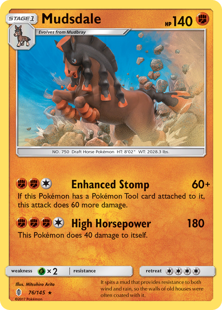 Mudsdale (76/145) [Soleil et Lune : Guardians Rising] 