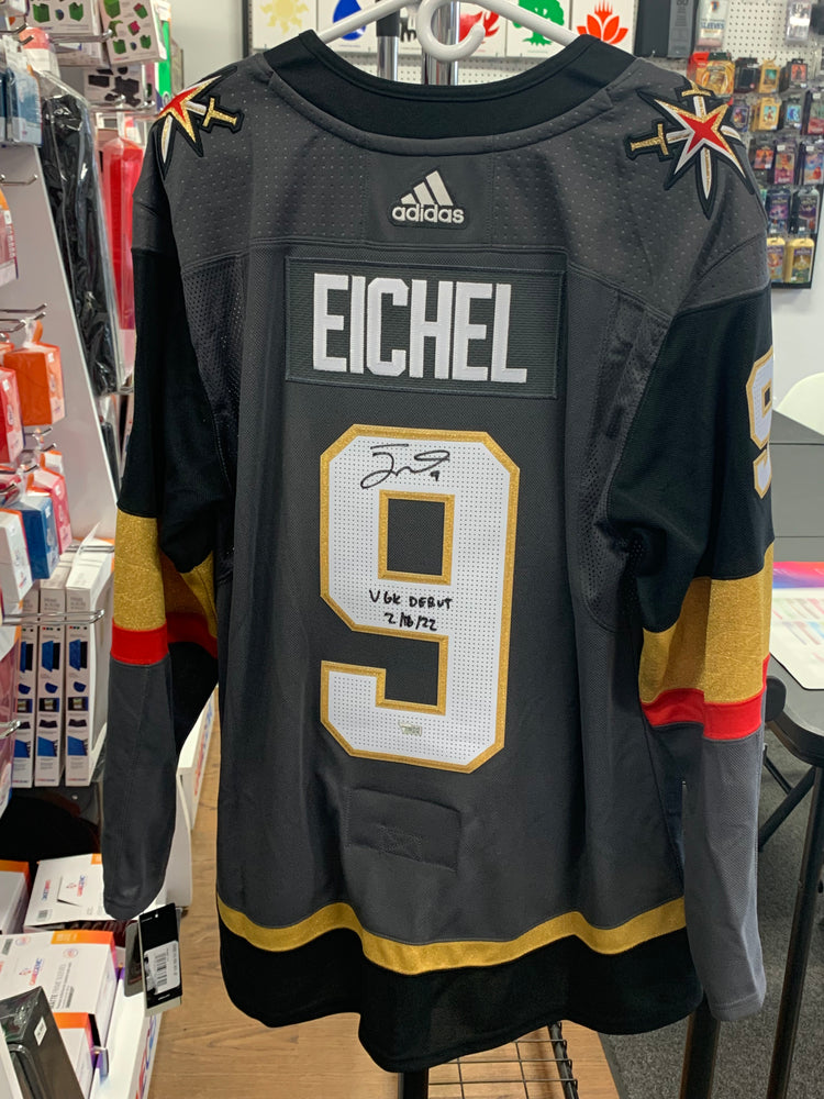 Jack Eichel - Golden Knights Las Vegas - Chandail autographié avec certificat QR