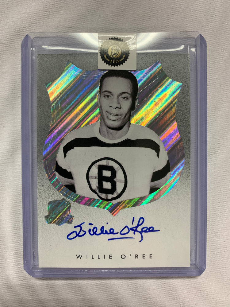 2022-23 UD THE CUP WILLIE O'REE AUTOGRAPH LOGO MARKS #LM-WO