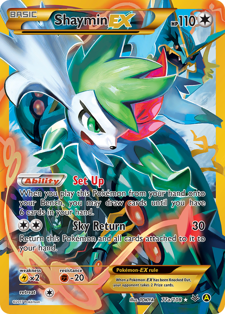 Shaymin EX (77a/108) [Promotions artistiques alternatives] 