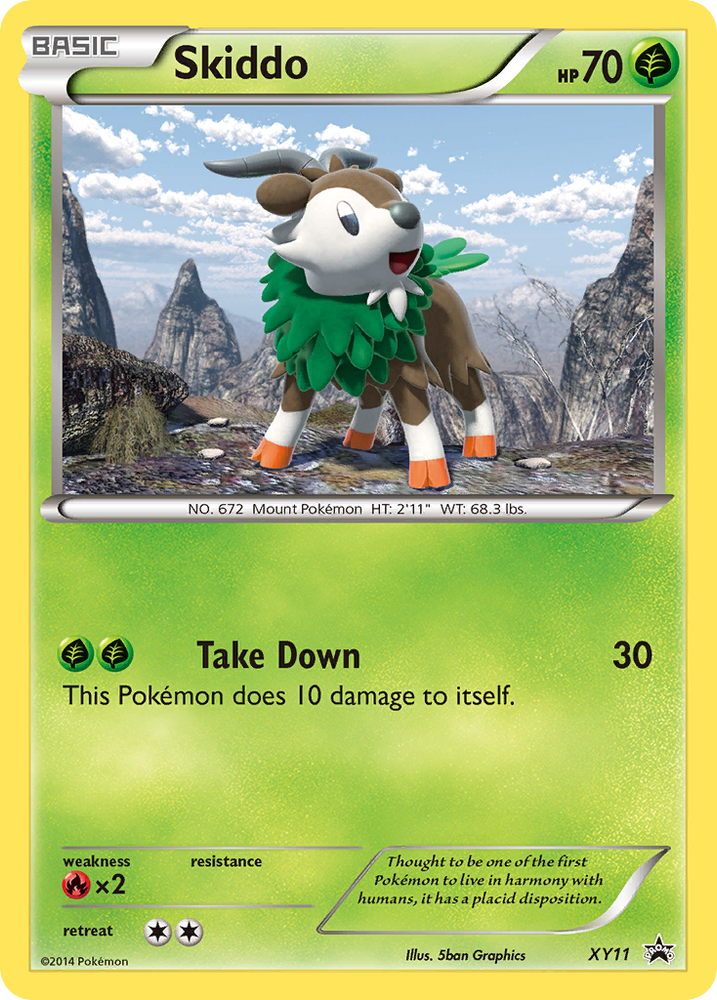 Skiddo (XY11) [XY : Promos Black Star] 