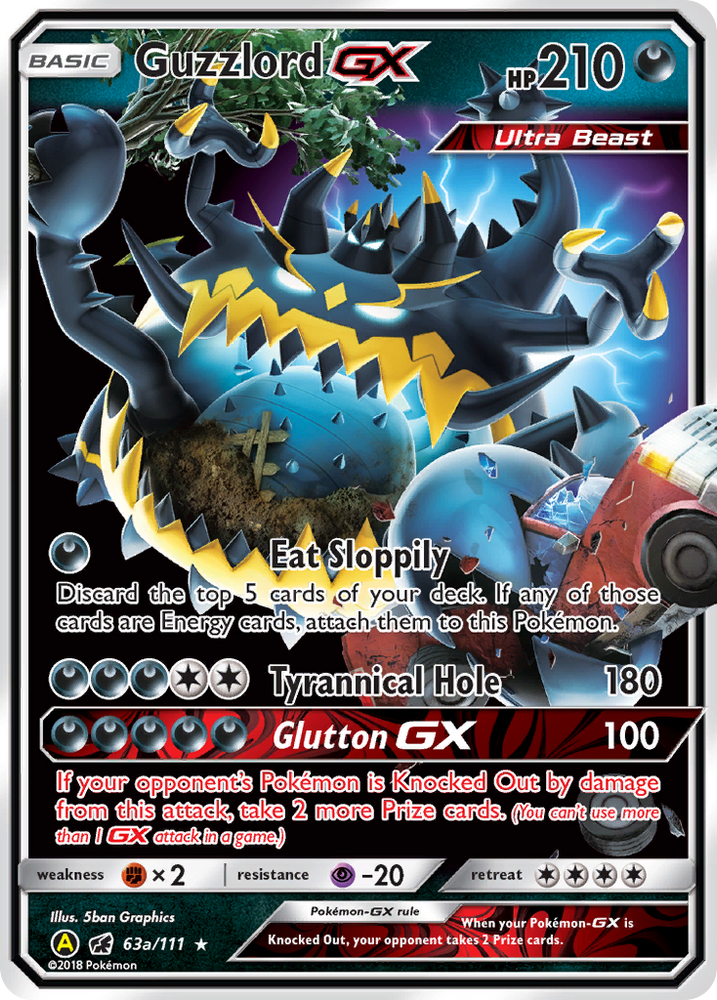 Guzzlord GX (63a/111) [Promotions artistiques alternatives] 