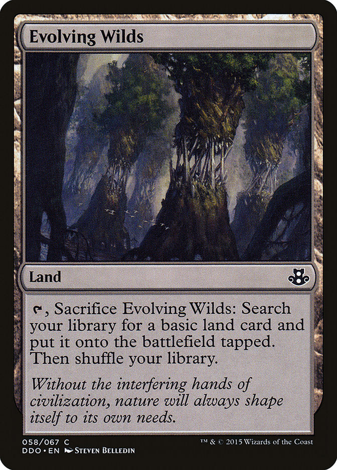 Evolving Wilds [Duel Decks : Elspeth contre Kiora] 