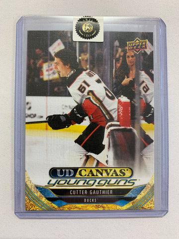 2024-25 Upper Deck Series One Young Guns UD Canvas Cutter Gauthier #C-95