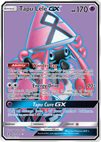 Tapu Lele GX (137/145) [Soleil et Lune : Gardiens Rising] 