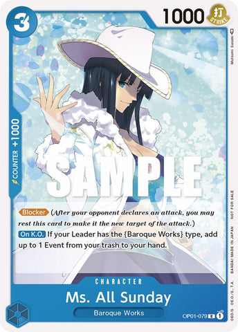 Mme All Sunday (Pack promotionnel 2023) [Cartes promotionnelles One Piece] 