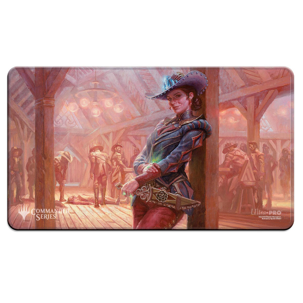 Ultra PRO : Tapis de jeu cousu - Outlaws of Thunder Junction (Marchesa, Dealer of Death) 