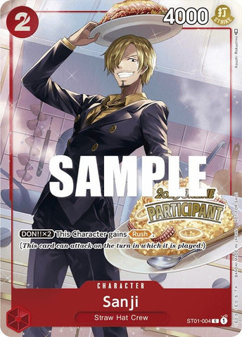 Sanji (Online Regional 2023) [Participant] [Cartes promotionnelles One Piece] 