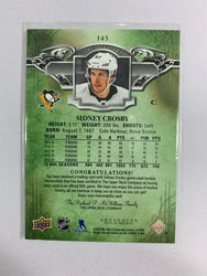 2020-21 Artifacts SIDNEY CROSBY DUAL JERSEY BLACK/GOLD #145 PITTSBURGH