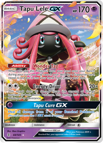 Tapu Lele GX (60/145) [Soleil et Lune : Gardiens Rising] 