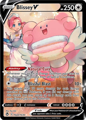 Blissey V (TG22/TG30) [Épée et bouclier : Tempête d'argent] 