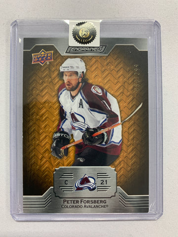 2023-24 ENGRAINED Peter Forsberg Legends Oak 080/299 #79