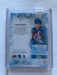 2023-24 UD ICE Hockey Cale Makar Frozen In Ice UNRIPPED Rip Card #FI-1 AVALANCHE