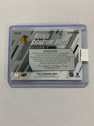 2023-24 ENGRAINED Kevin Korchinski Rookie Signature Shots Silver Stick 059/149 #RSS-KK