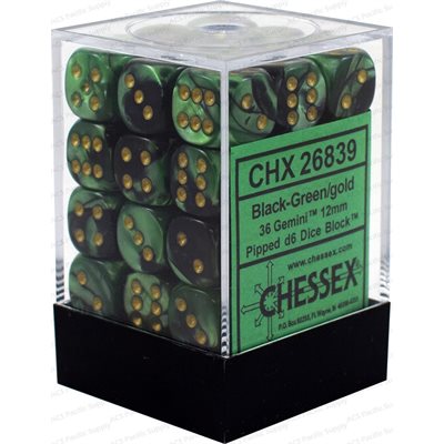 Gemini: 36D6 Black-Green / Gold [CHX26839]