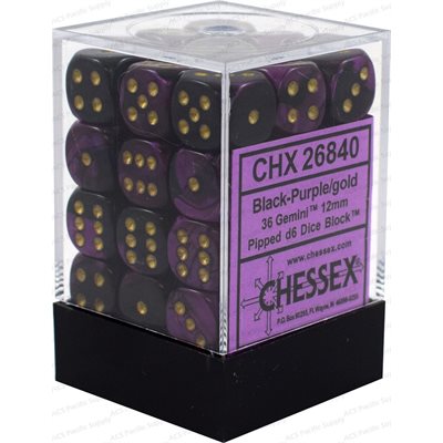 Gemini: 36D6 Black-Purple / Gold [CHX26840]