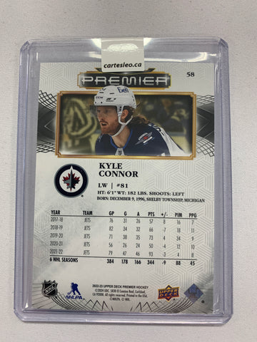 2022-23 Kyle Connor Premier 218/299 #58