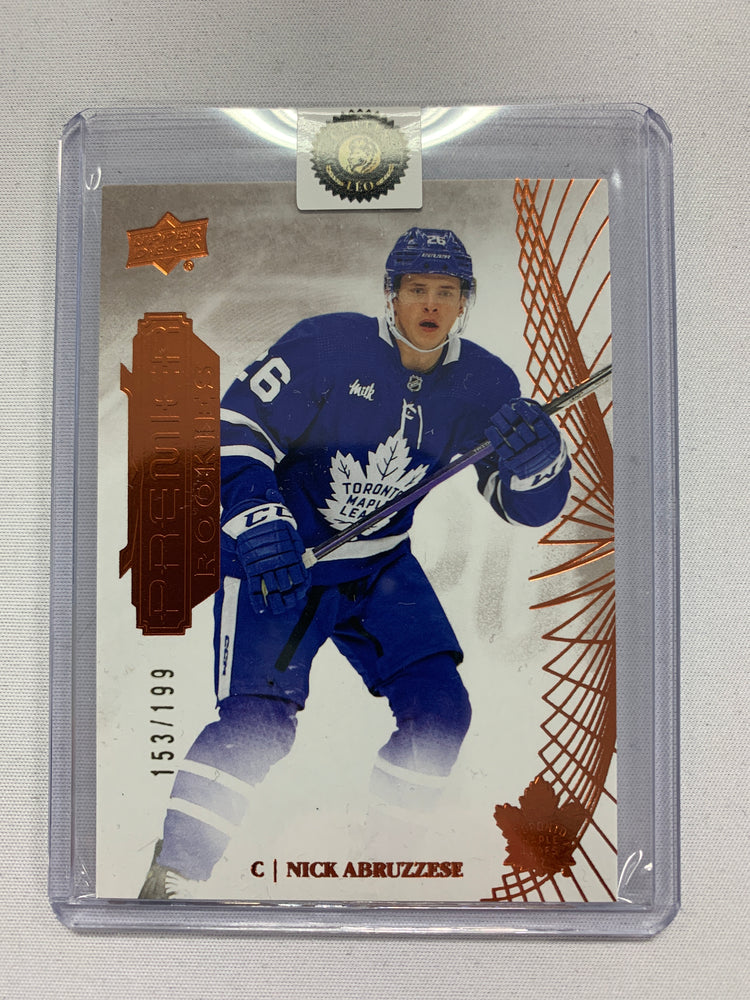 2022-23 Nick Abruzzese Premier Rookie 153/199 #148