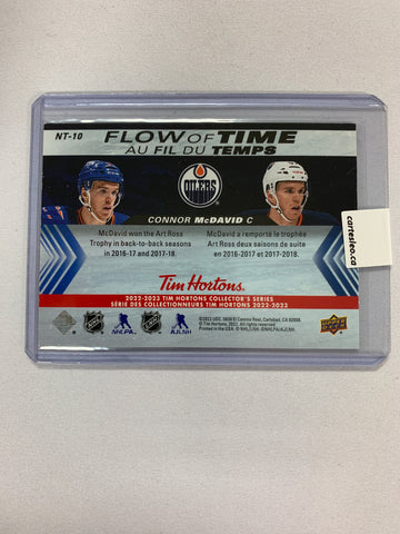 2022-23 Upper Deck Tim Hortons Connor McDavid Flow Of Time NT-10