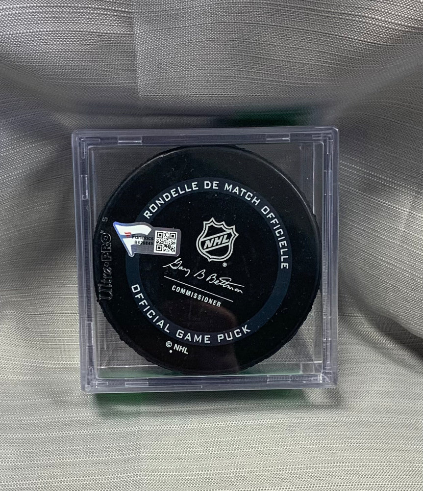 Cole Caufield Autographed Official Game Puck Fanatics