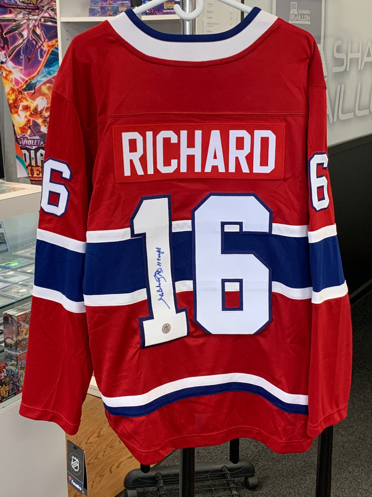 Henri Richard #16 Signed Montreal Canadiens Jersey "11 Cups" Fanatics