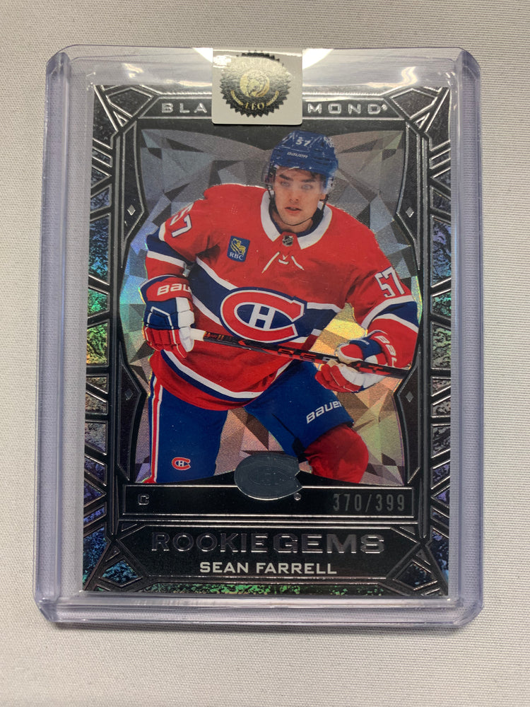 2023-24 Sean Farrell Black Diamond Rookie Gems #RG-SF Montreal Canadiens 370/399