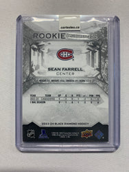 2023-24 Sean Farrell Black Diamond Rookie Gems #RG-SF Montreal Canadiens 370/399