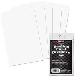 Tall Trading Card Dividers