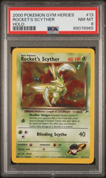 Rocket's Scyther #13 Pokémon Gym Heroes PSA 8 [8978965]