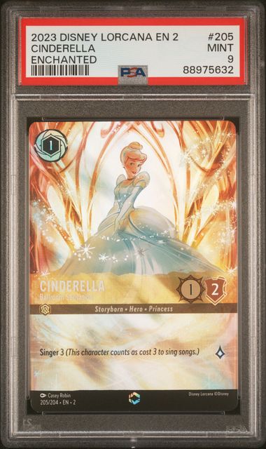 Cinderella - Ballroom Sensation (Alternate Art) (205/204) [Rise Of The Floodborn] PSA 9 [88975632]