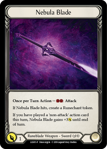 Nebula Blade [LGS011-P] (Promo) 1ère édition Cold Foil 