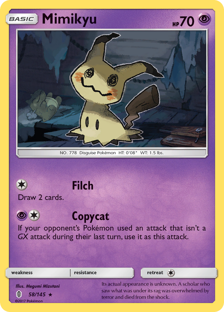 Mimikyu (58/145) [Soleil et Lune : Gardiens Rising] 