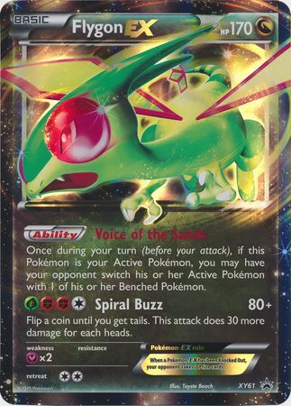 Flygon EX (XY61) (carte géante) [XY : Black Star Promos] 