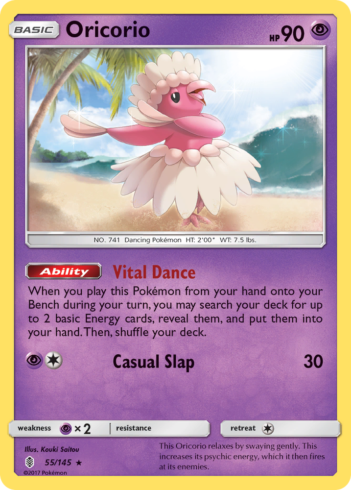 Oricorio (55/145) [Soleil et Lune : Gardiens Rising] 