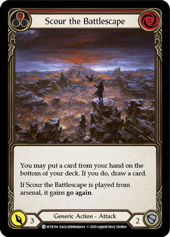 Parcourez le Battlescape (Rouge) [U-WTR194] (Bienvenue chez Rathe Unlimited) Rainbow Foil illimité 