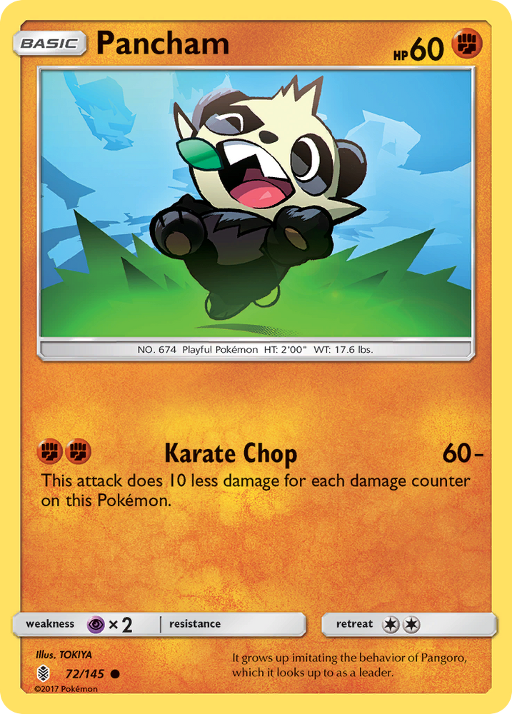 Pancham (72/145) [Soleil et Lune : Gardiens Rising] 