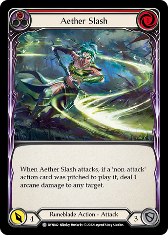 Aether Slash (Rouge) [DYN182] (Dynastie) Rainbow Foil 