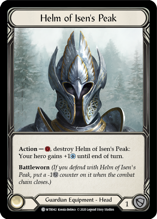 Helm of Isen's Peak [U-WTR042] (Bienvenue chez Rathe Unlimited) Rainbow Foil illimité 