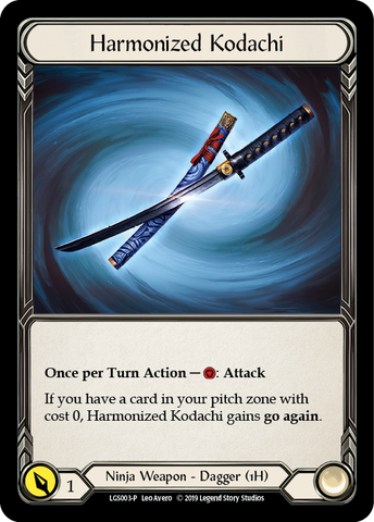 Kodachi harmonisé [LGS003-P] (Promo) 1ère édition Cold Foil 