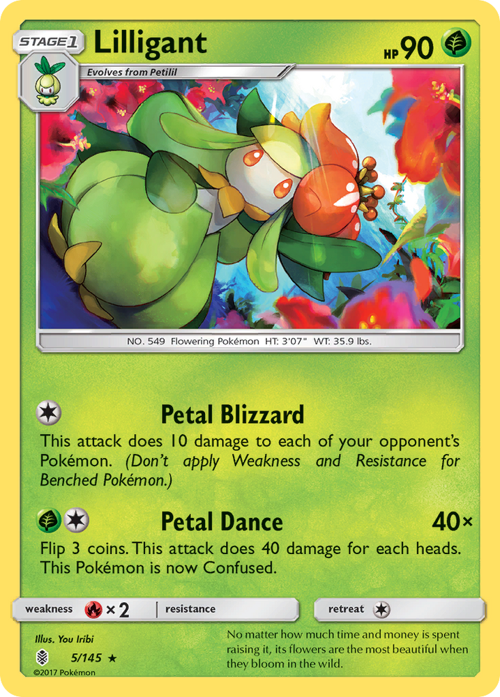 Lilligant (5/145) [Soleil et Lune : Gardiens Rising] 