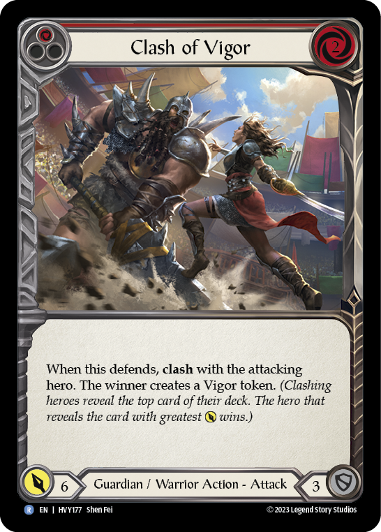 Clash of Vigor (Rouge) [HVY177] (Heavy Hitters) Rainbow Foil 