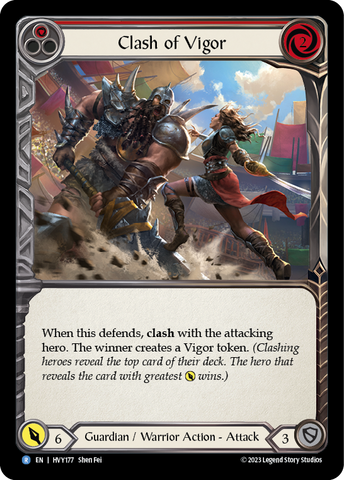 Clash of Vigor (Rouge) [HVY177] (Heavy Hitters) Rainbow Foil 